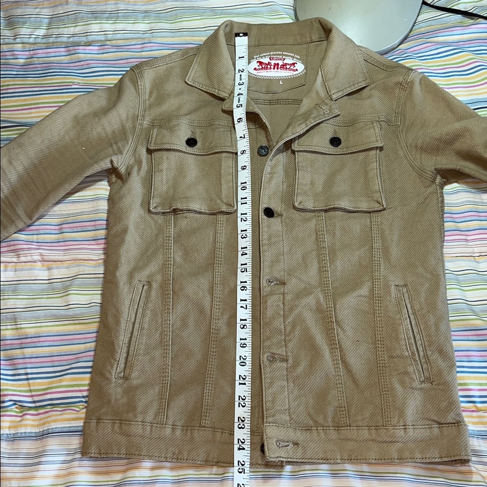 Levi's Tan Jean Jacket - Picture 6 of 8